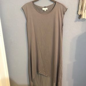 Mauve high low dress